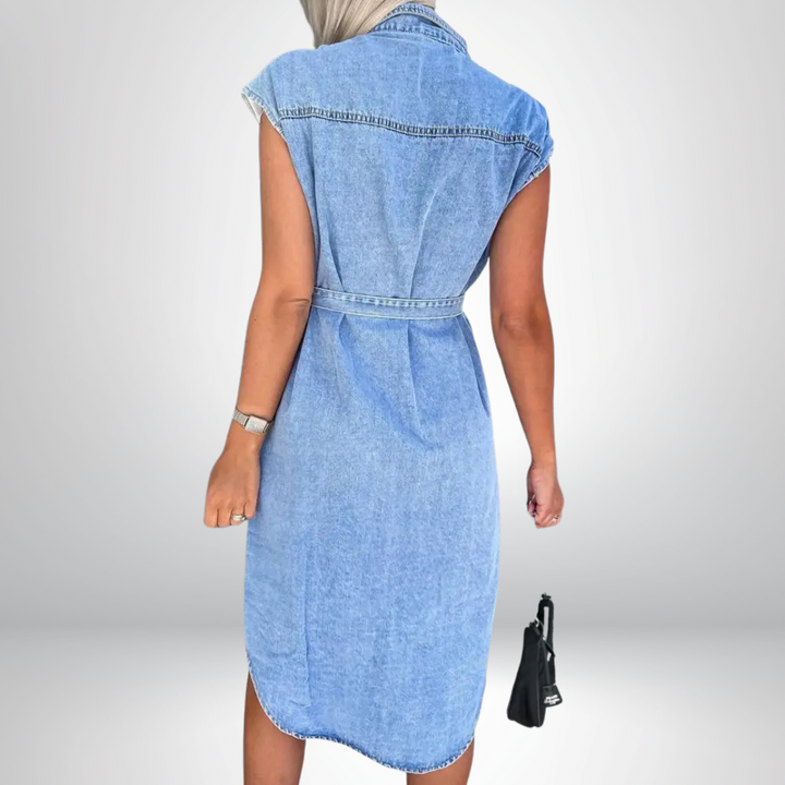Noelle™ - Vardagschic denimklänning
