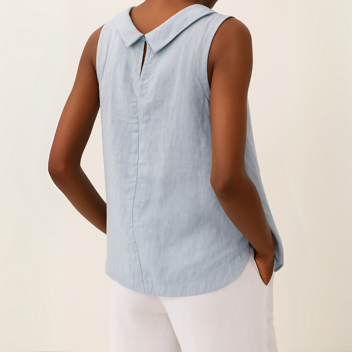 Frieda™ - Topp i Högkvalitativt och Chic Ärmlös Design