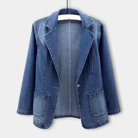 Meja™ - Stilren denimblazer