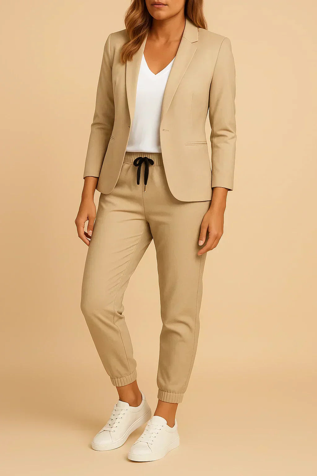 Elanova™ – Elegant Set med Kavaj och Byxor