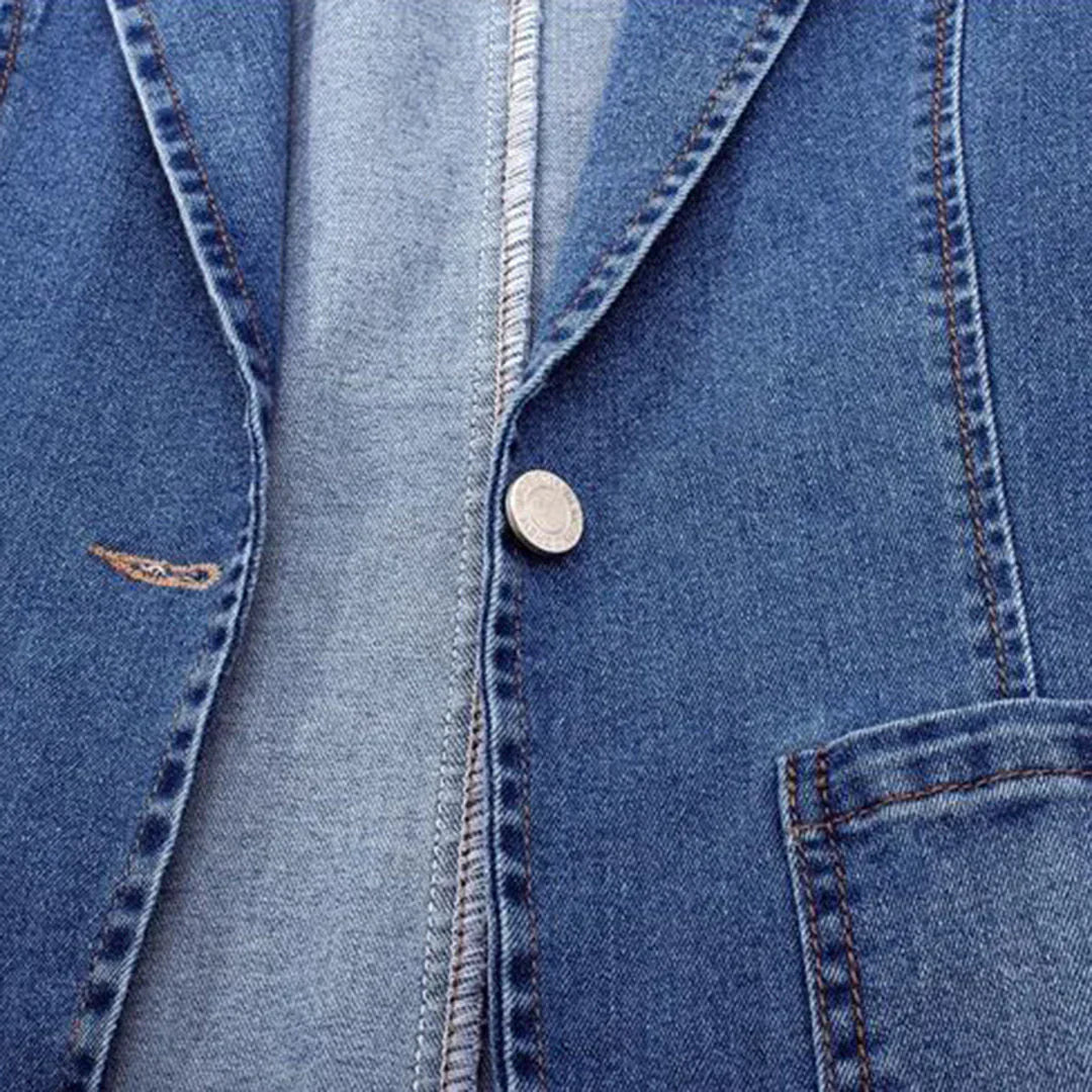 Meja™ - Stilren denimblazer
