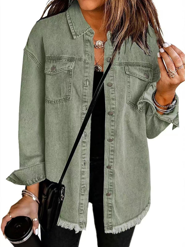 Claire™ - Klassisk Jeansjacka