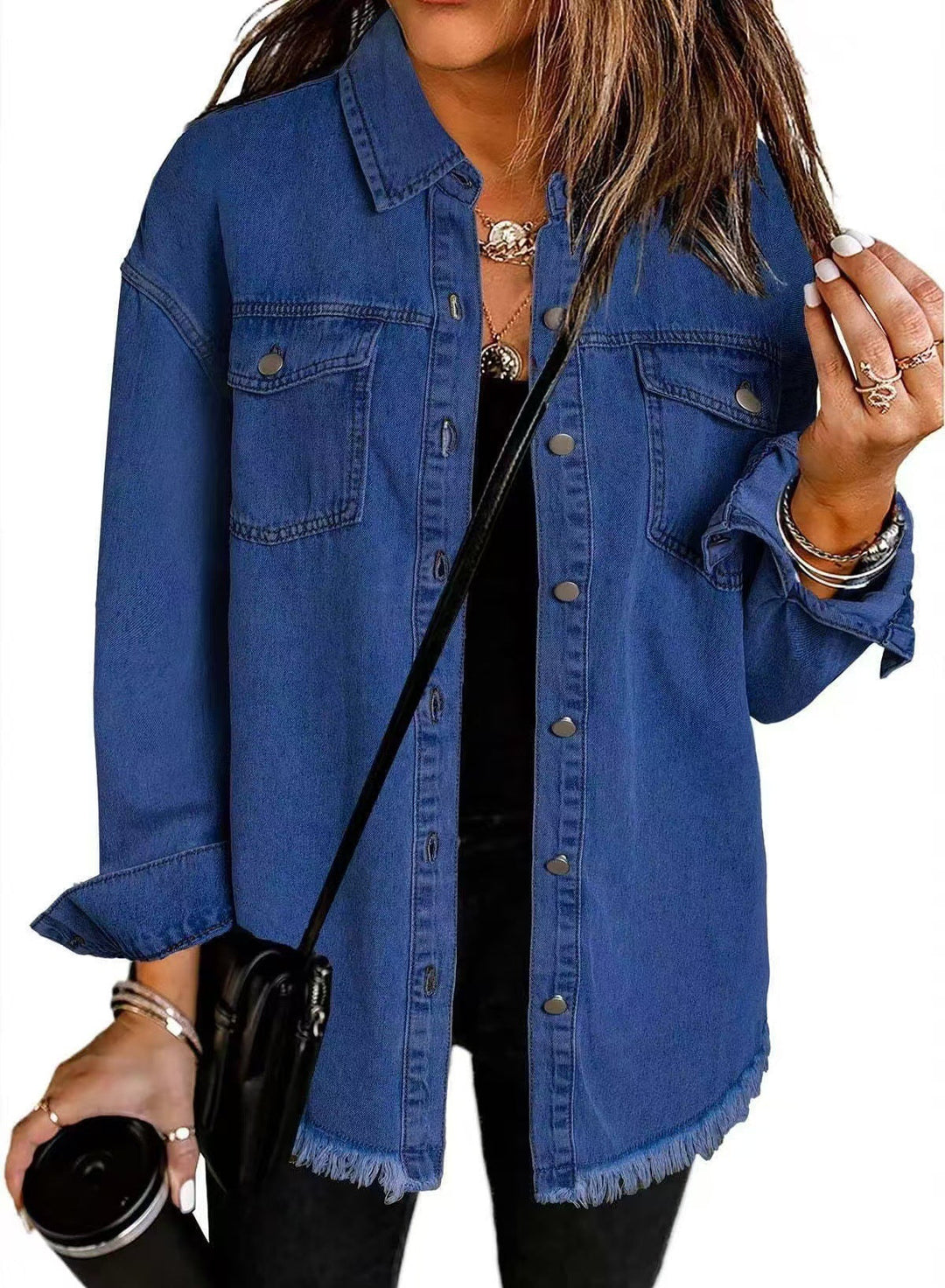 Claire™ - Klassisk Jeansjacka