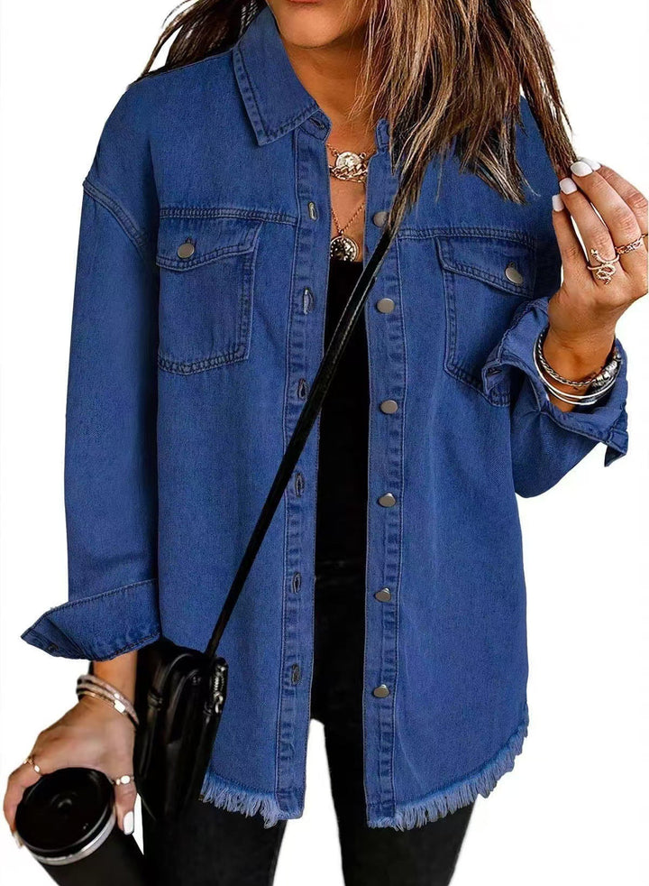 Claire™ - Klassisk Jeansjacka