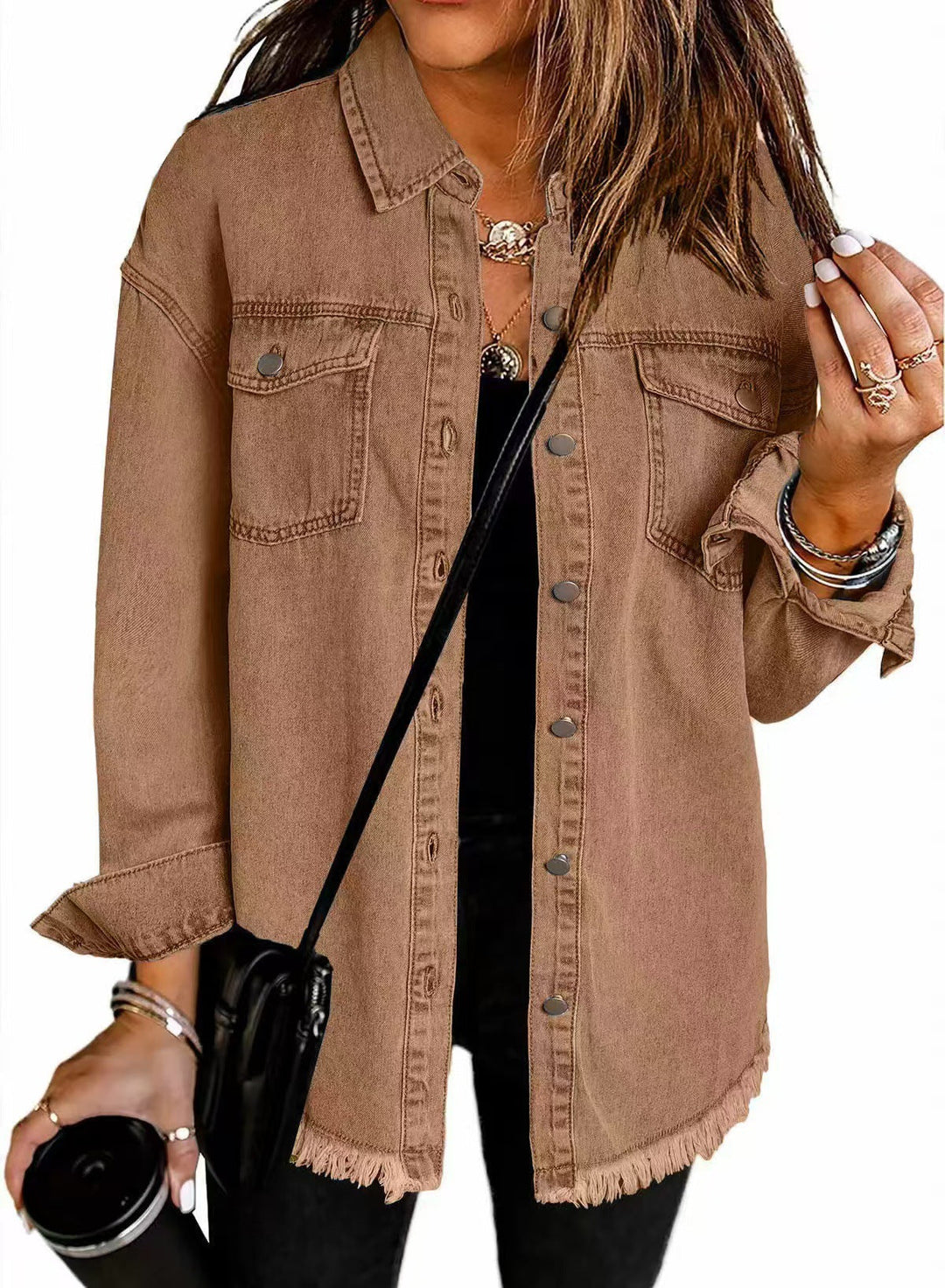Claire™ - Klassisk Jeansjacka