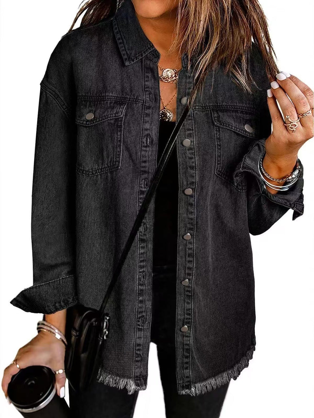 Claire™ - Klassisk Jeansjacka