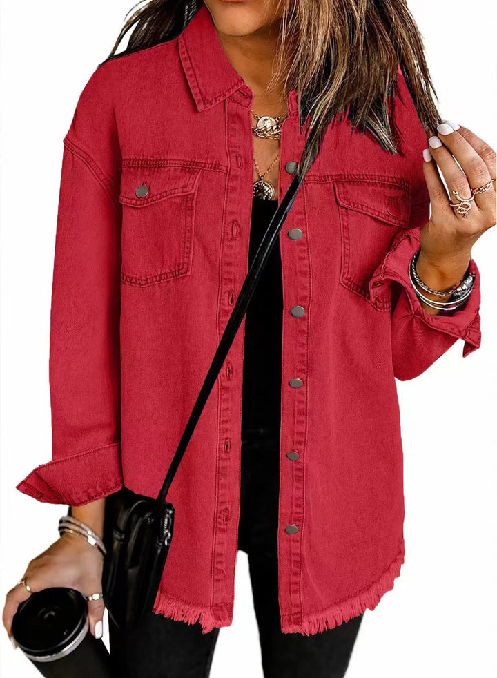 Claire™ - Klassisk Jeansjacka