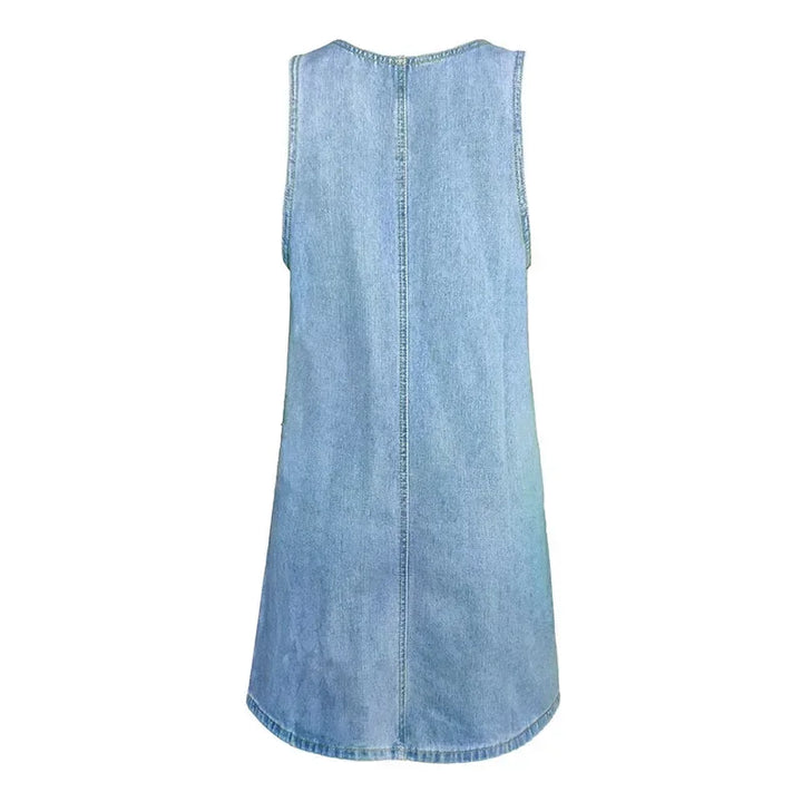 Mandy™ - Praktisk och lätt jeansklänning