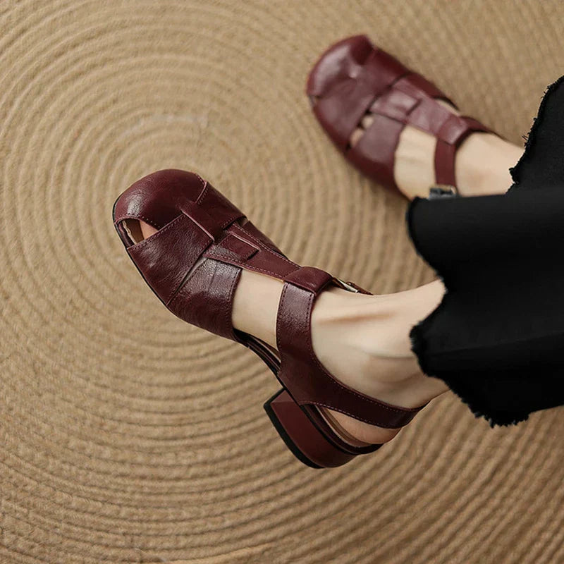 Coralia Chunky Heel Skor