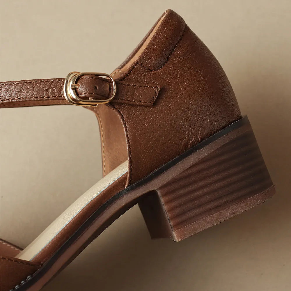 Sylviera T-Strap Flats