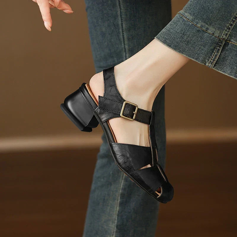 Coralia Chunky Heel Skor