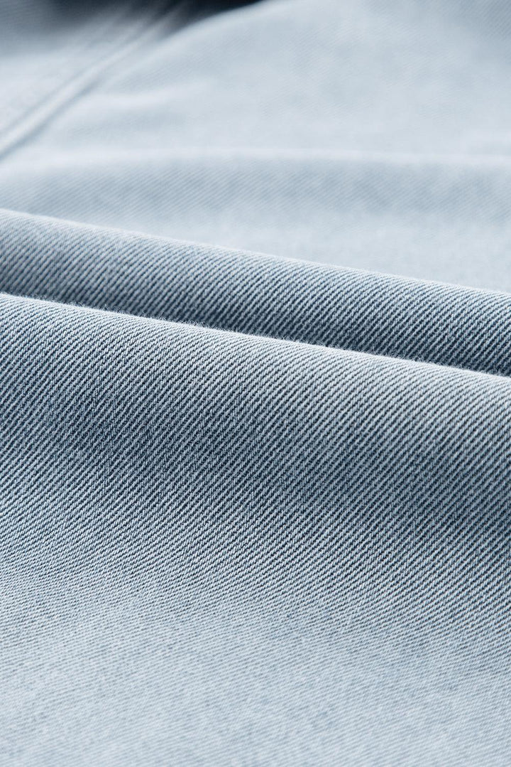 Isabelle™ - Denimklänning med eleganta, korta fladdermusärmar