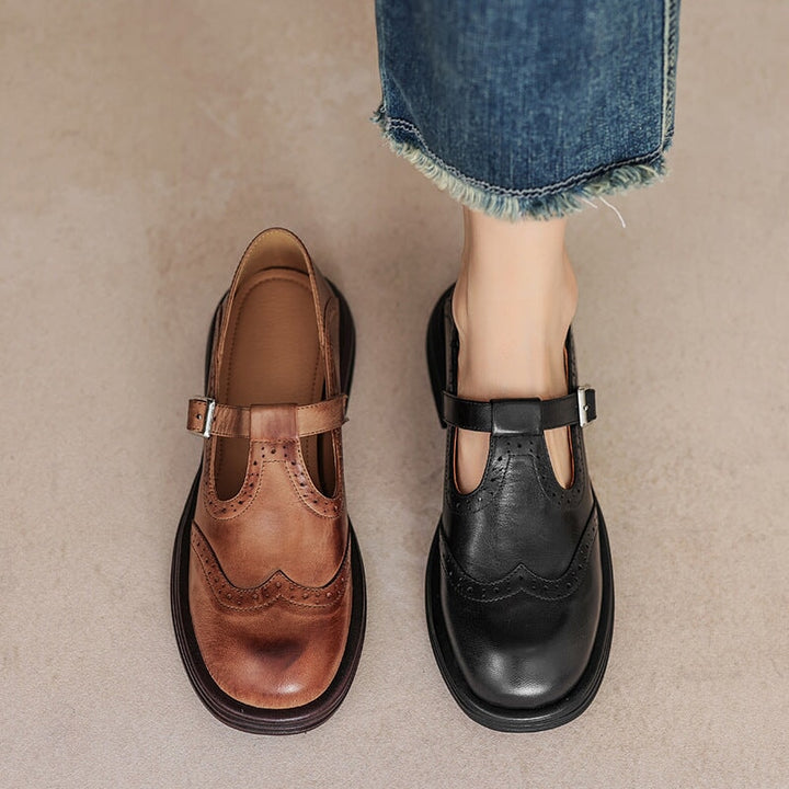 Selene™ - Eleganta & Bekväma Loafers med Rund Tå