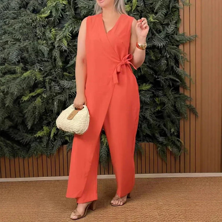 Classiva™ – Stilren Omlott-Jumpsuit – Elegant utan Ansträngning